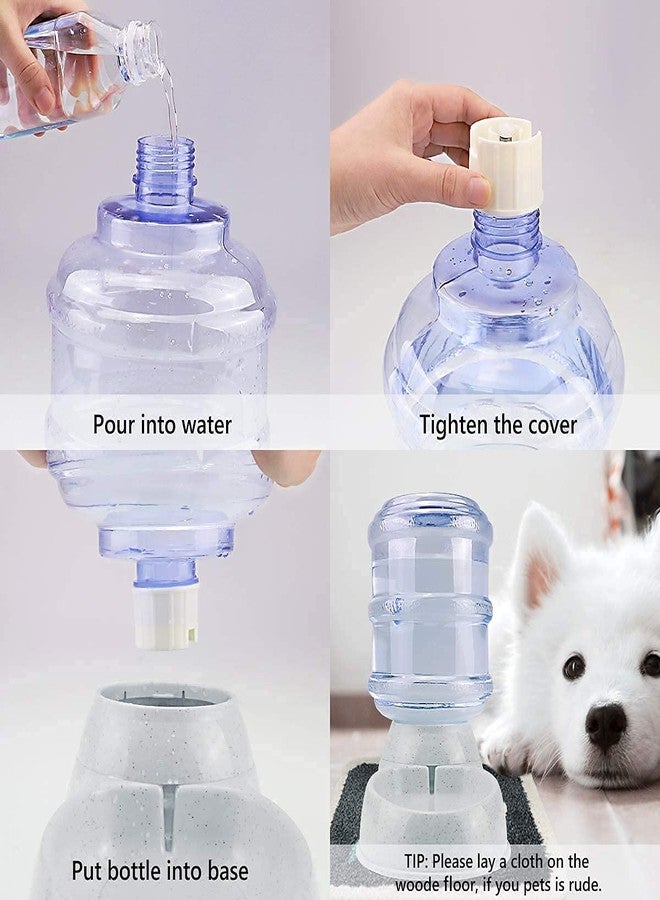 PLUMAZE Automatic Pet Feeder and Water Dispenser - Gravity Refill, Self-Feeding for Dogs, Cats, and Other Pets, Suitable for Small to Large Pets, Including Puppies, Kittens, Rabbits, and Bunnies - Image 3
